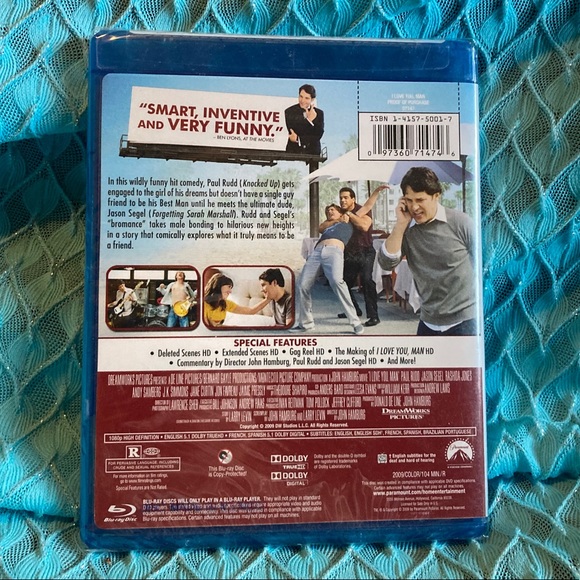 🦋 4 for $12 NIB I Love You Man BlueRay - Picture 2 of 4